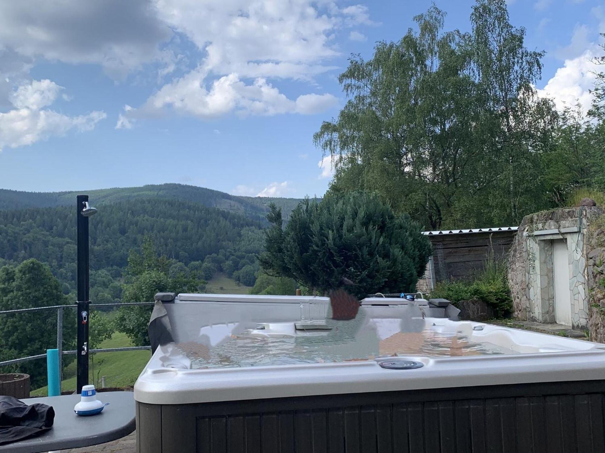 Majestic Holiday Home With Jacuzzi Unterschönau Buitenkant foto